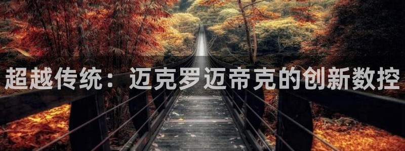 天辰娱乐平台地址在哪里：超越传统：迈克罗迈帝克的创新数控