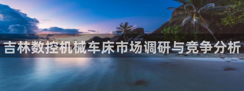 天辰娱乐首选：吉林数控机械车床市场调研与竞争分析